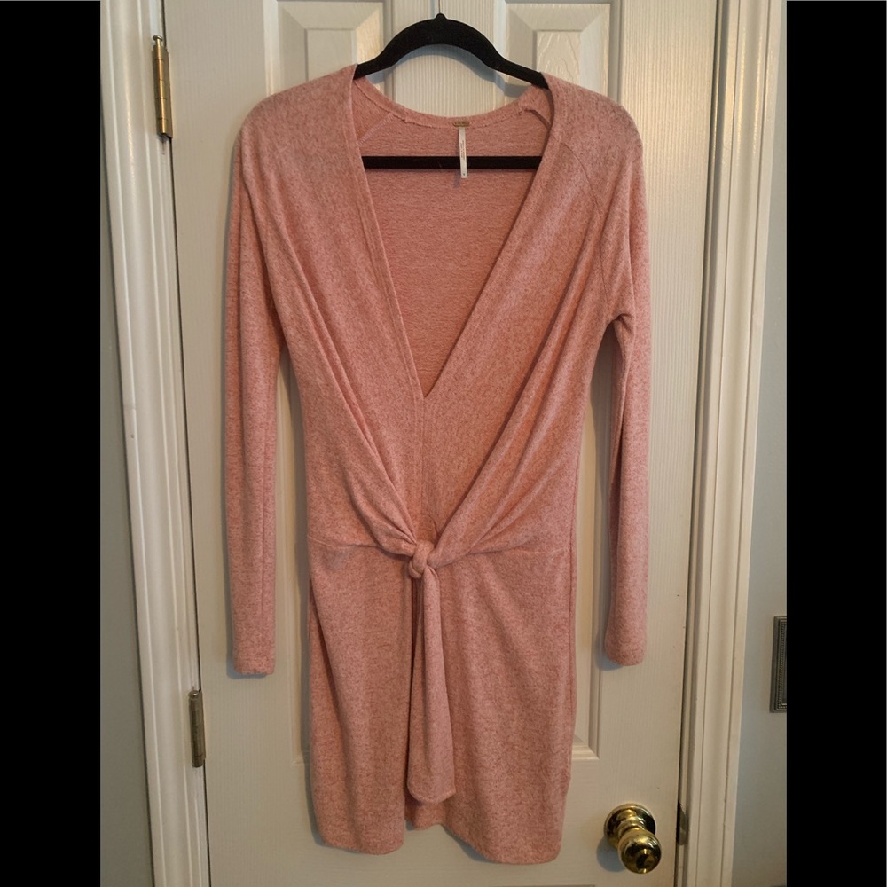 Free people light pink dress size Small